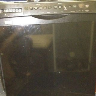 Black Kenmore Elite Dishwasher With Stainless Steel Tub