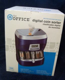 DIGITAL COIN SORTER IN BOX GREAT GIFT IDEA FOR THE HOLIDAYS