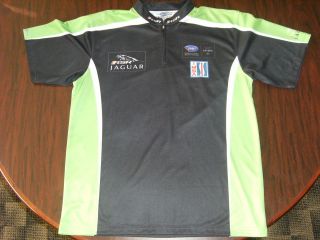 Authentic American Le Mans Series race worn RSR Jaguar crew shirts