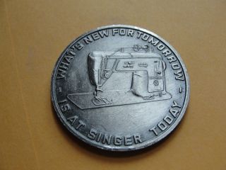   FAIR1964 65 SINGER BOWL,SEWING MACHINE COMPANY ADVERTISING COIN