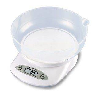 Taylor Salter Food Scale Bowl Compact Storage Space Saver Dishwasher 