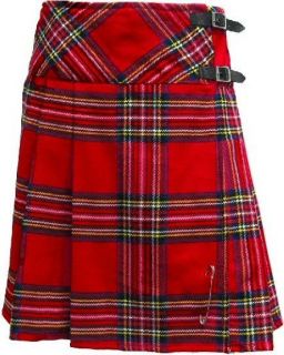 New Royal Stewart Scottish Highland Tartan/Plaid 20 Kilt Skirt 