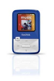 SanDisk Sansa Clip Zip SDMX22 004G A57B 4 GB Flash  Player   Blue 