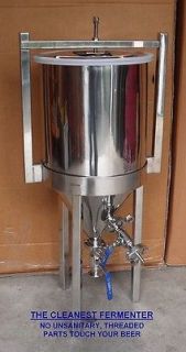 NEW*** STOUT STAINLESS CONICAL FERMENTER 7.3 GAL. HOMEBREW BEER 