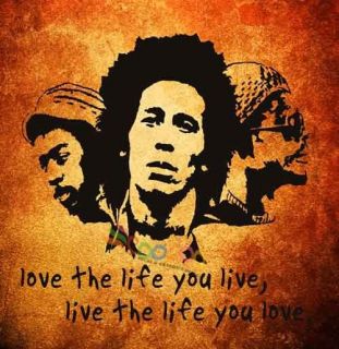   Decal Sticker Removable Music Musician Singer Quote Bob Marley DC0103