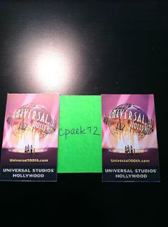   UNLIMITED 12 MONTH PASSES  Universal Studios HOLLYWOOD, CA  FREE SHIP