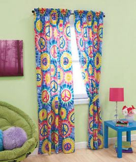 peace sign curtains in Home & Garden