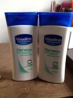 VASELINE INTENSIVE CARE RENEW AND PROTECT LOTIONS 10 OZ EACH BRAND 
