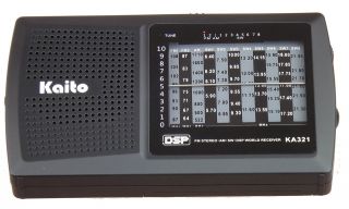 Kaito KA321 Pocket size 10 Band AM FM Shortwave Radio with DSP