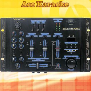Vocopro KJ 6000 Karaoke Mixer 4 Mic Input Digital Key Control & Vocal 