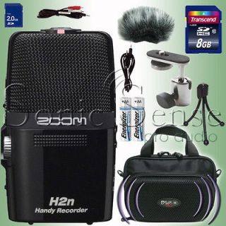 Zoom H2n Digital Audio Recorder/PodCast H2 n Accessories StereoBag 