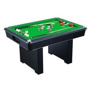 Carmelli By Harvil Slate Bumper Billiard Pool Table with Green Felt 