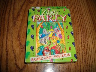 Zoo Party Card Game For Kids makers of zoo mania & zoo rummy Ages 3 9 