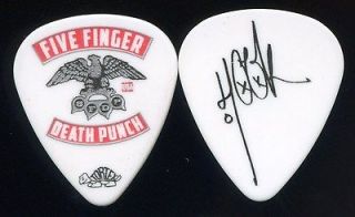 FIVE FINGER DEATH PUNCH 2011 Tour Guitar Pick JASON HOOK custom 
