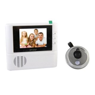 LCD Monitor Digital Door Peephole Viewer 3x Zoom Camera Photo Cam 