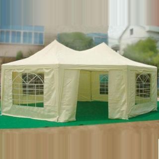 22x16 Octangle Party Wedding Tent Gazebo Canopy New Heavy Duty With 