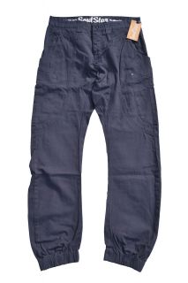   CUFFED DROP CROTCH CARGO CHINO JEAN PANTS 4 COLOURS ONLY 14.99