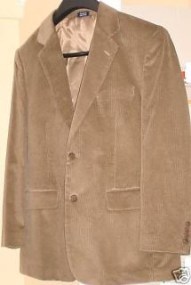 Corduroy Blazer Sport Coat Jacket  New&Never Worn Brown