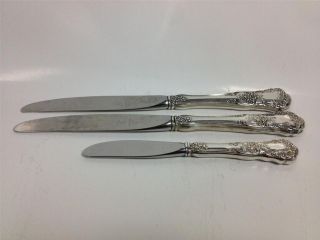GORHAM BUTTERCUP STERLING SILVER FLATWARE KNIFE SET THREE ODD PLACE 