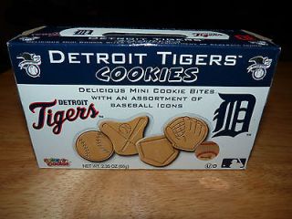 Box of DETROIT TIGERS Baseball Themed Shapes COOKIES FUN & EDIBLE 