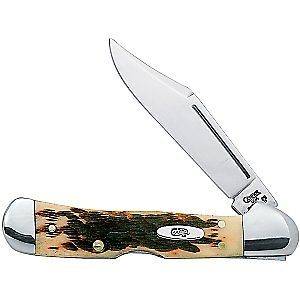 Case XX Mini Copperlock Amber Knife #00133 New in Box