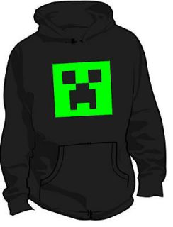 MINECRAFT CREEPER XBOX PSP GAMING KIDS HOODIE ALL SIZES