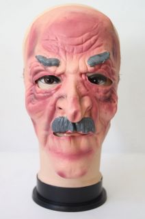 NEW Halloween Old Man Face Funny Mask Adult Kid Costume Latex Party 