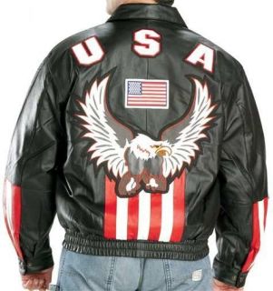 american eagle leather jacket in Mens Clothing
