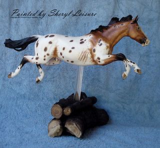 Leisure Custom Resin Sinclair Bay Appaloosa Traditional Scale Horse 