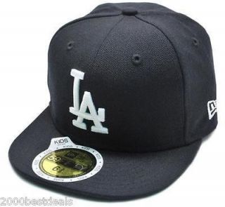NEW ERA HAT FITTED SIZE HAT LOS ANGELES DODGERS NAVY CHILDREN SIZE 