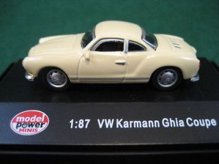 MP Minis (1:87) HO   VW Karmann Ghia Coupe (Tan) #19200