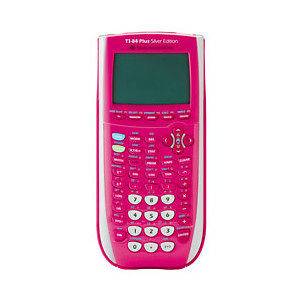 TI 84 Silver Edition Pink Graphing Calculator (Texas Instruments)