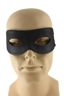 Bandit Robber Zorro Lone Ranger Black Mask With Ties