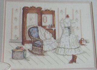 Leisure Art #744 Country Vintage Wedding Dress Hope Chest Cross Stitch 