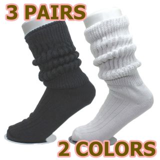 HEAVY SLOUCH SOCKS 3 PAIRS   FASHIONABLE WORK OUT SOCKS 9 11 MUST HAVE