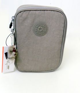 Kipling Pencil Case Cosmetic Make up Bag AC3657 100 pens Monkey Charm 