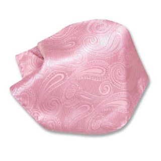 Pink Paisley Design Handkerchief Pocket Square Hanky
