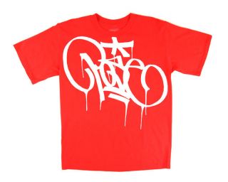 The Seventh Letter POSE red T shirt, The 7th Letter, Graffiti, AWR 