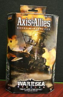 Axis & Allies Minis WAR AT SEA   2 Player Starter Set   FACTORY SEALED 