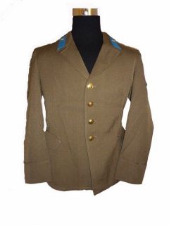 Army Tunic Jacket Trouser UNIFORM USSR Fancy Dress 164/100 NEW Green 