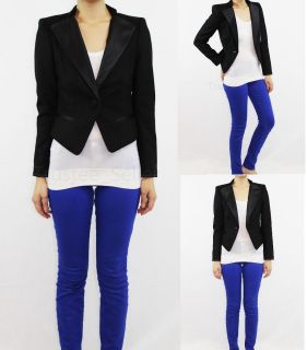   COUTURE Womens Fashion Slim Fit Suit Tuxedo Stylish Blazer Jacket