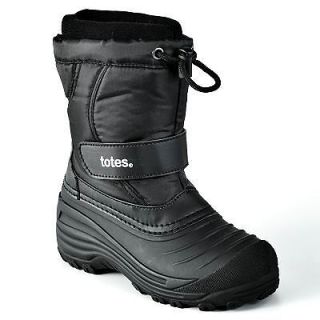 New Boy Totes Ski Snow Winter Boots Shoes Size 1 2 3 4