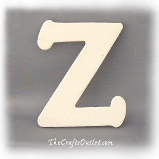 Letter Z Plywood unfinished wood home Decor