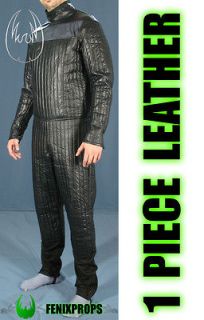 Darth Vader Tailored LEATHER 1 piece suit STAR WARS costume prop