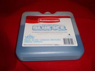 RUBBERMAID 1034 BLUE ICE WEEKENDER REFREEZE COOLER PACK SQUARE NEW