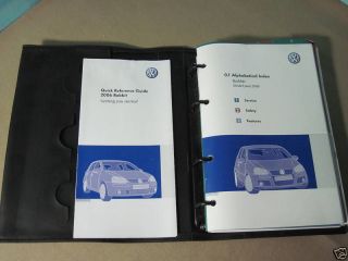 2006 VW VOLKSWAGEN RABBIT OWNERS MANUAL PKG AND CASE FAST FREE U.S 