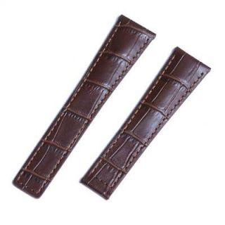 Croc Pattern Leather Watch Strap, for Tag Heuer Monza 20mm CR21  CR51 