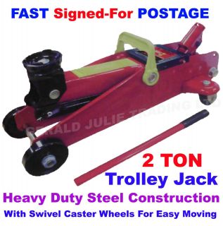   4x4 2 Ton 2T 2000KG Hydraulic Heavy Duty Lifting Floor Trolley Jack