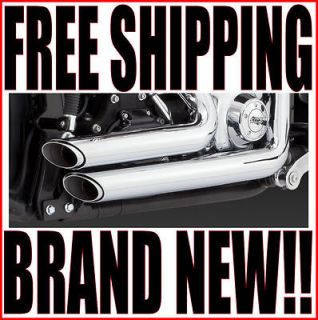VANCE & HINES SHORTSHOTS STAGGERED EXHAUST PIPES 1986 2011 HARLEY 