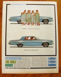 1963 Dodge Polara Ad   Slip into Something Comfortable